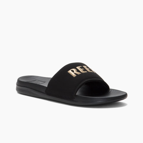 Reef Women REEF ONE SLIDE BLACK/GOLD