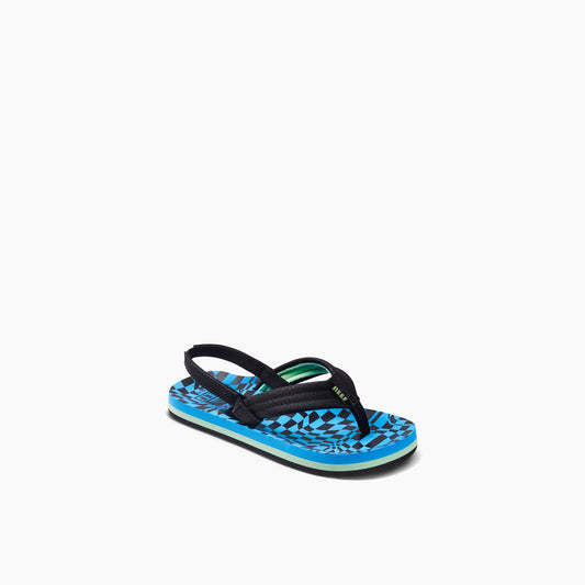 REEF KIDS LITTLE AHI SWELL CHECKERS
