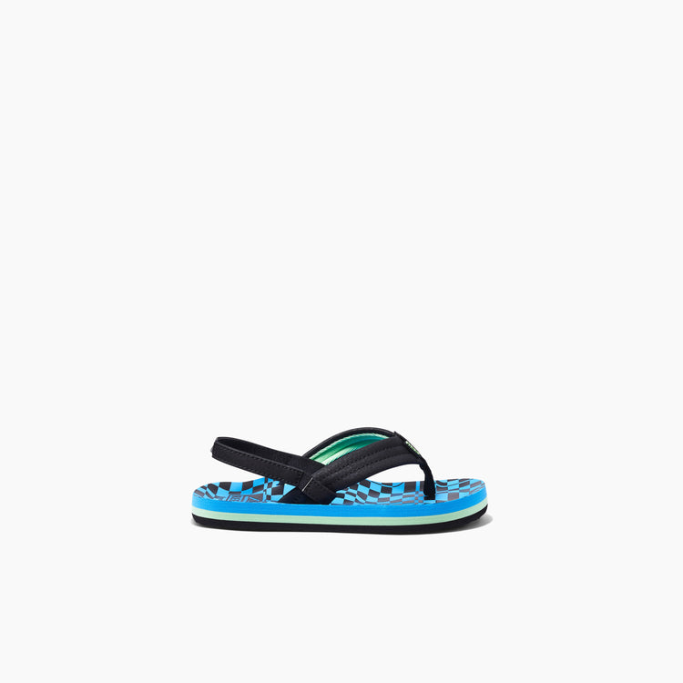 REEF KIDS LITTLE AHI SWELL CHECKERS