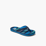 Reef Kids KIDS AHI BLUE/TAN PALM