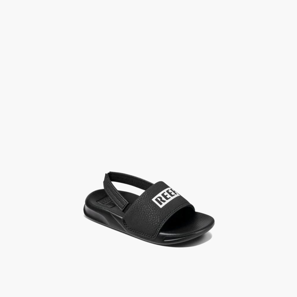 Reef Kids LITTLE ONE SLIDE REEF BLACK/WHITE