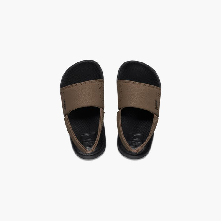 Reef Kids LITTLE ONE SLIDE BLACK/TAN