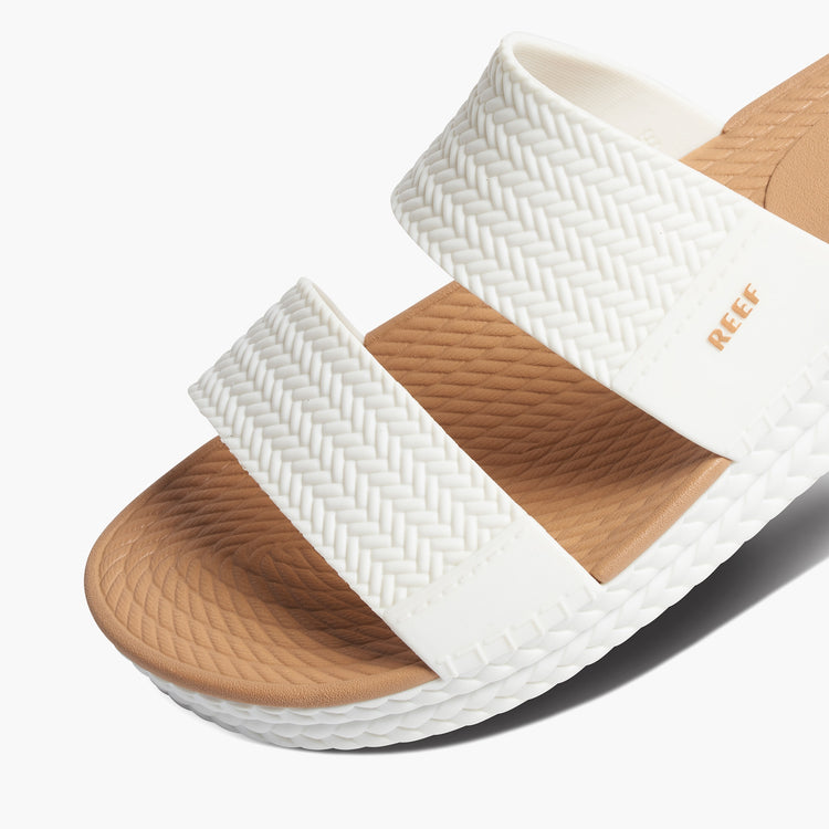 REEF WOMEN WATER VISTA SLIDE WHITE/TAN
