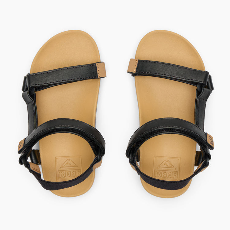 REEF KIDS LITTLE REM HI BLACK/TAN