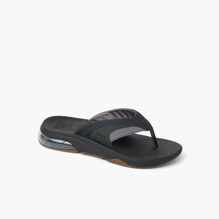 REEF MEN FANNING + BLACK/GUM