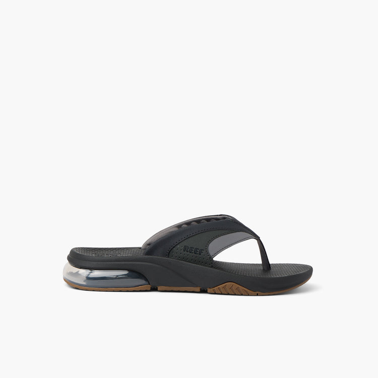 REEF MEN FANNING + BLACK/GUM