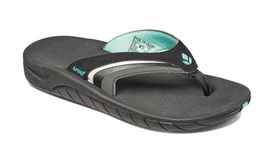 Reef Women GIRLS SLAP 3 BLACK/BLACK/AQU