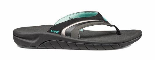 Reef Women GIRLS SLAP 3 BLACK/BLACK/AQU
