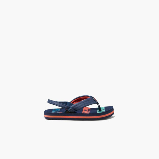 Reef Kids LITTLE AHI NVY PALMS STRIPE