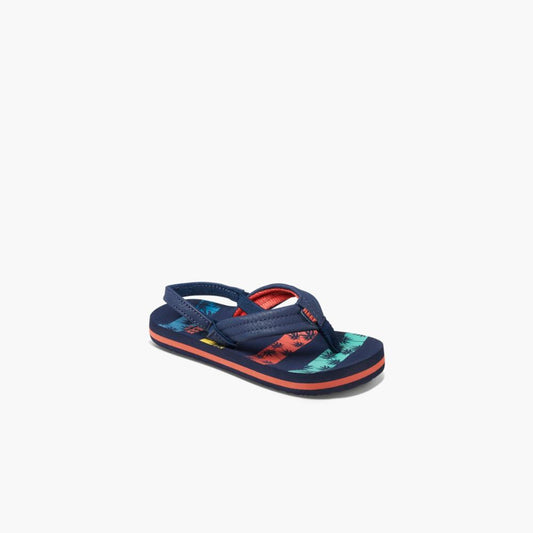 Reef Kids LITTLE AHI NVY PALMS STRIPE