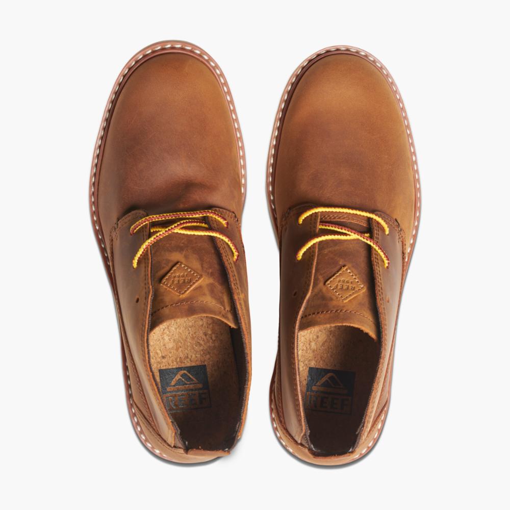 Reef Voyage Boot Le, Stivaletti Chelsea Donna, Pelle Impermeabile, Suola Ondulata, Colore Marrone