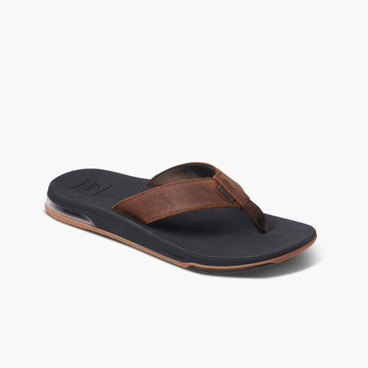 Reef Men LEATHER FANNING LOW DARK BROWN