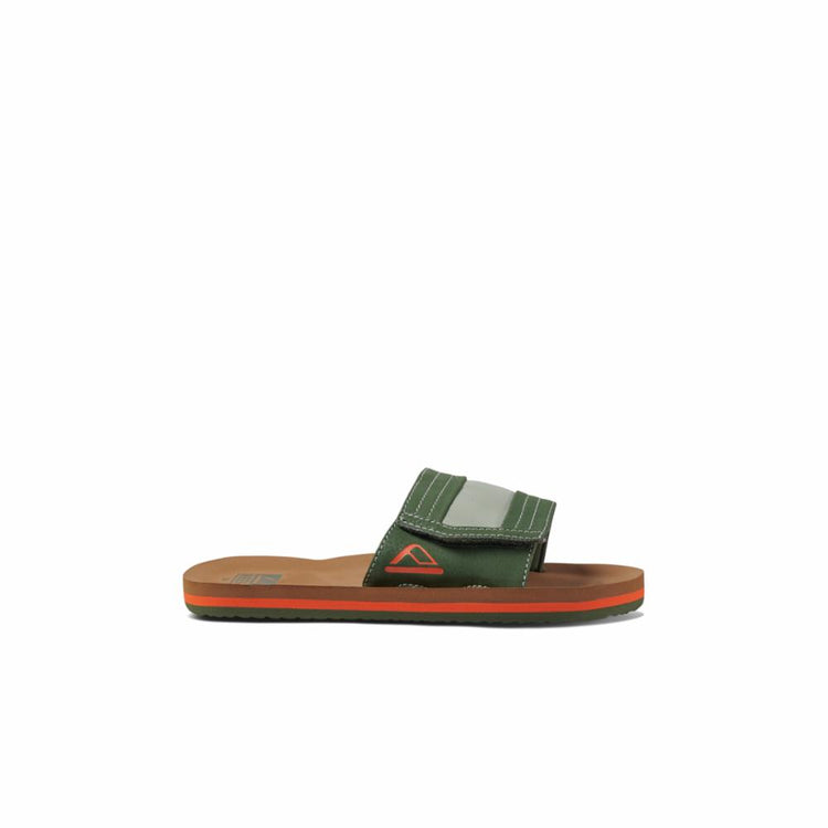 Reef Kids KIDS AHI SLIDE TAN/OLIVE