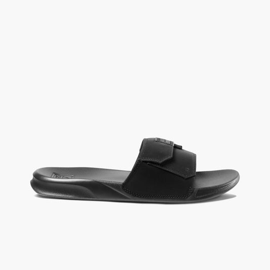 Reef Men REEF STASH SLIDE BLACK/BLACK