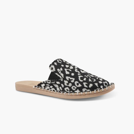 Reef Women REEF ESCAPE MULE TX BLACK/LEOPARD