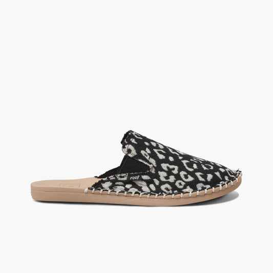 Reef Women REEF ESCAPE MULE TX BLACK/LEOPARD
