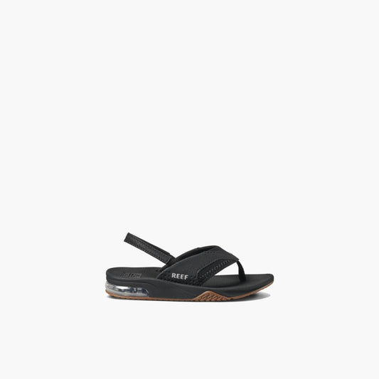 Reef Kids LITTLE FANNING BLACK/SILVER