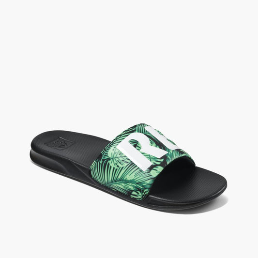 Reef Men REEF ONE SLIDE GREEN PALM