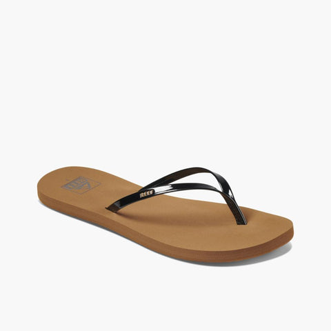 Reef Women BLISS NIGHTS BLACK PATENT/TAN