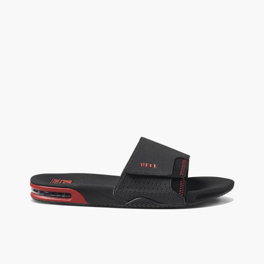 Reef Men FANNING SLIDE BLACK/RED