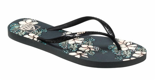 Reef Women REEF SEASIDE PRINTS BLACK PLUMERIA
