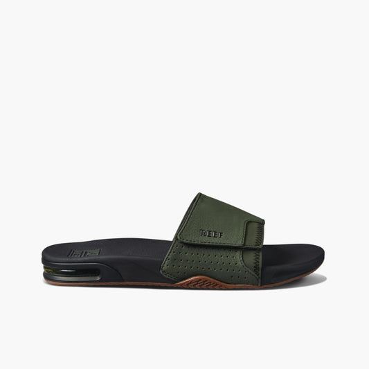 Reef Men FANNING SLIDE DARK OLIVE