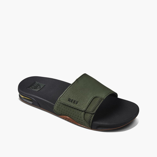 Reef Men FANNING SLIDE DARK OLIVE