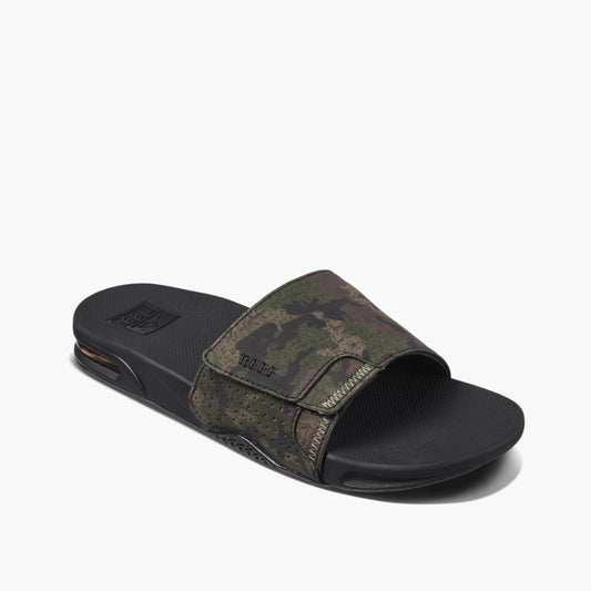 Reef Men FANNING SLIDE OLIVE CAMO