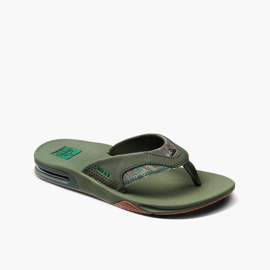 Reef Men FANNING OLIVE PALM