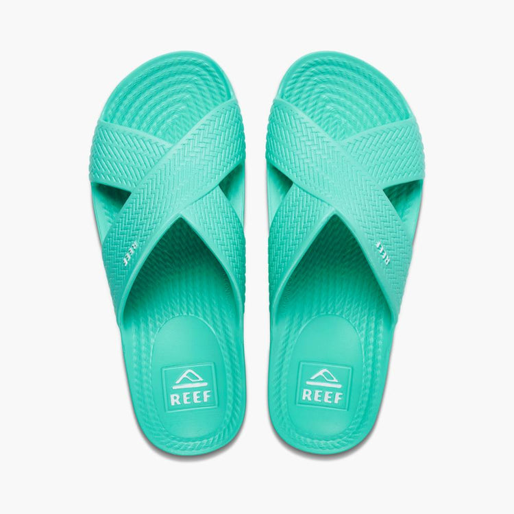 Reef Women WATER X SLIDE NEON TEAL