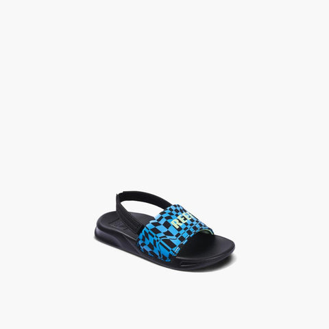 Reef Kids LITTLE ONE SLIDE SWELL CHECKERS