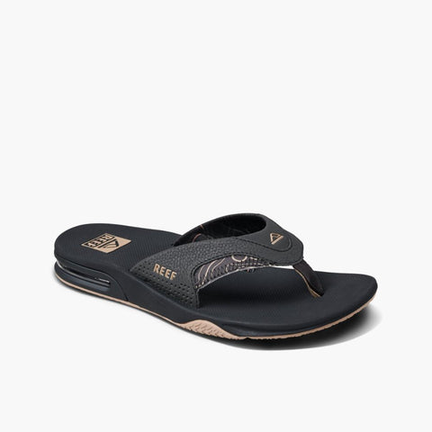 Amazon.com | Reef Women's Sandals, Fanning, Black, 5 | Flip-Flops